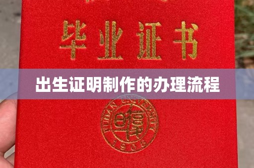 定边出生证明制作的办理流程